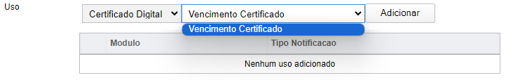 Uso de WebHook - Certificado Digital